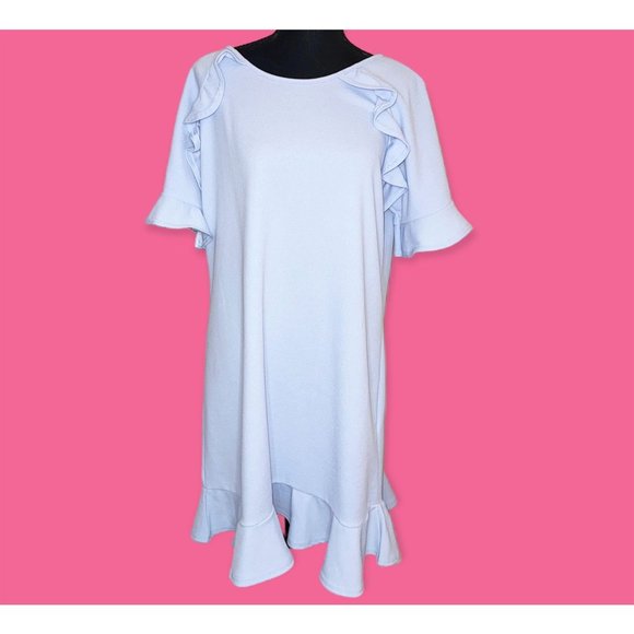 Boohoo plus ruffled midi dress - Picture 4 of 4